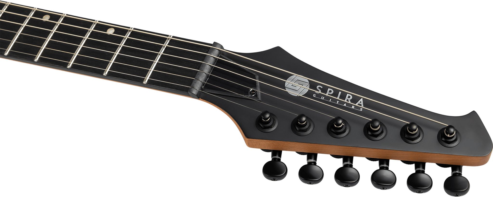 Spira Guitars T400 Mwr 2h Ht Eb - Satin White - Guitarra eléctrica con forma de str. - Variation 5