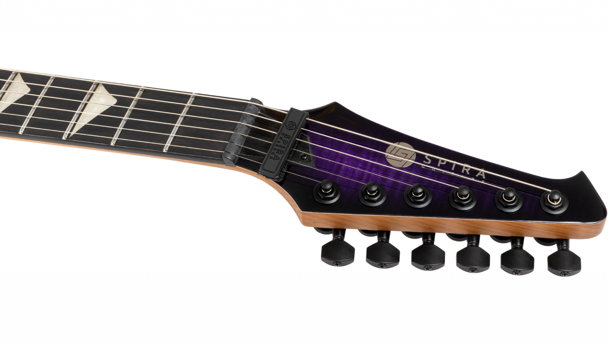 Spira Guitars V500 Tpp E 2h Ht Eb - Trans Purple - Guitarra electrica metalica - Variation 4