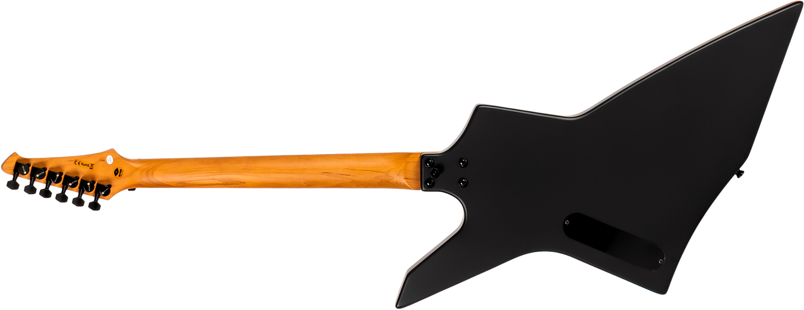 Spira Guitars X400 Mbk 2h Ht Mn - Satin Black - Guitarra electrica metalica - Variation 1