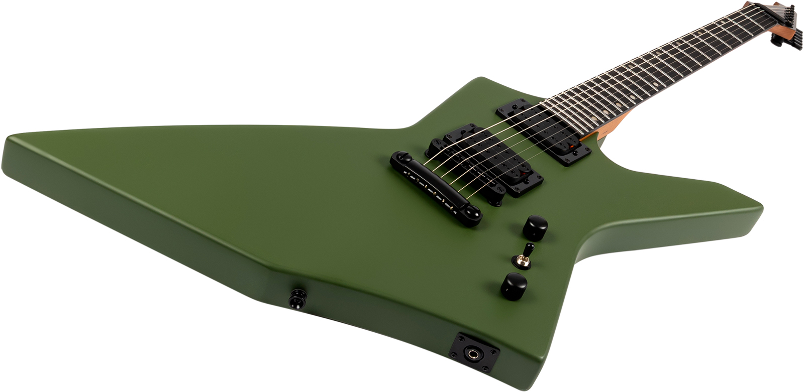 Spira Guitars X400 Mgr 2h Ht Mn - Satin Green - Guitarra electrica metalica - Variation 2