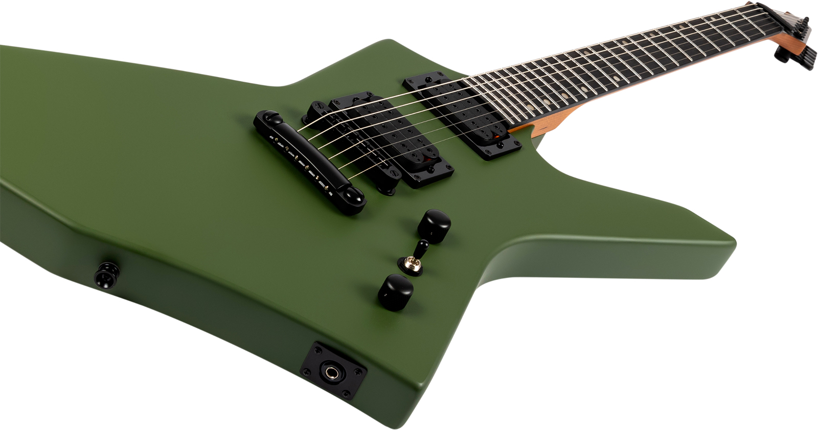 Spira Guitars X400 Mgr 2h Ht Mn - Satin Green - Guitarra electrica metalica - Variation 3