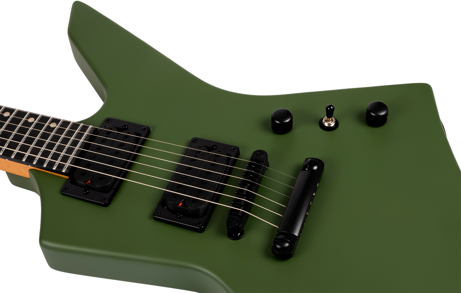 Spira Guitars X400 Mgr 2h Ht Mn - Satin Green - Guitarra electrica metalica - Variation 4