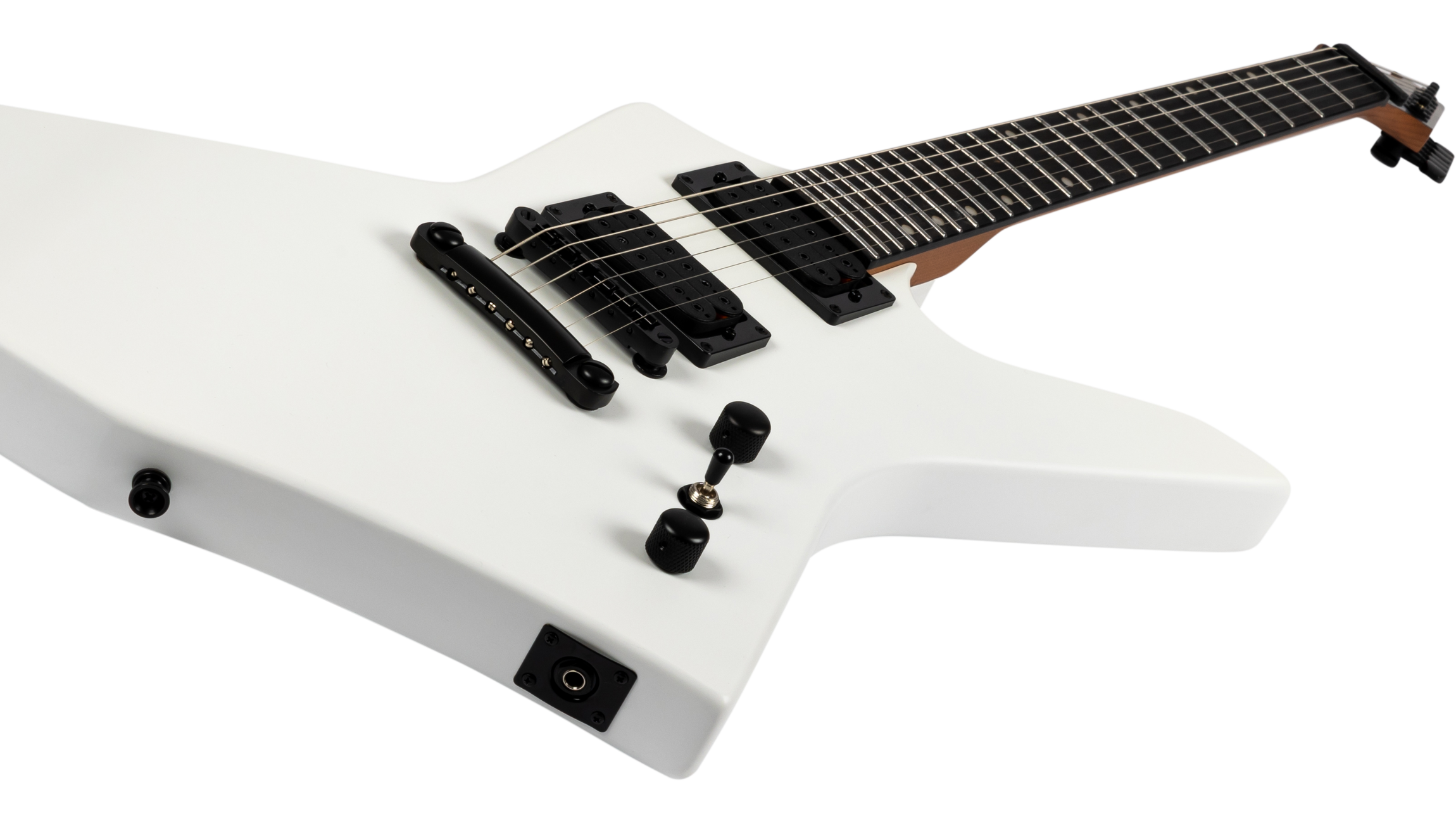 Spira Guitars X400 Mwh 2h Ht Mn - Satin White - Guitarra electrica metalica - Variation 3