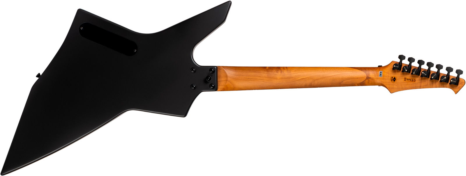 Spira Guitars X407 Mbk 7c 2h Ht Mn - Black Satin - Guitarra electrica metalica - Variation 1