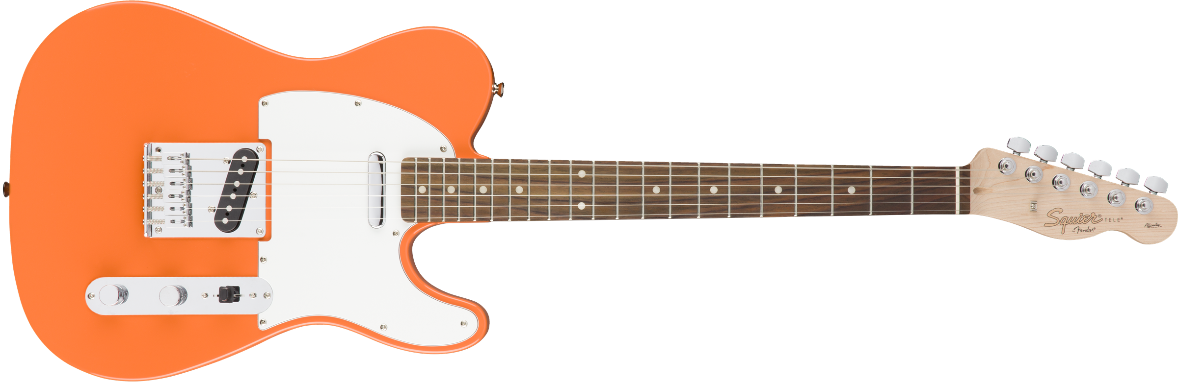 Squier Tele Affinity Series 2019 Lau - Competition Orange - Guitarra eléctrica con forma de tel - Variation 1