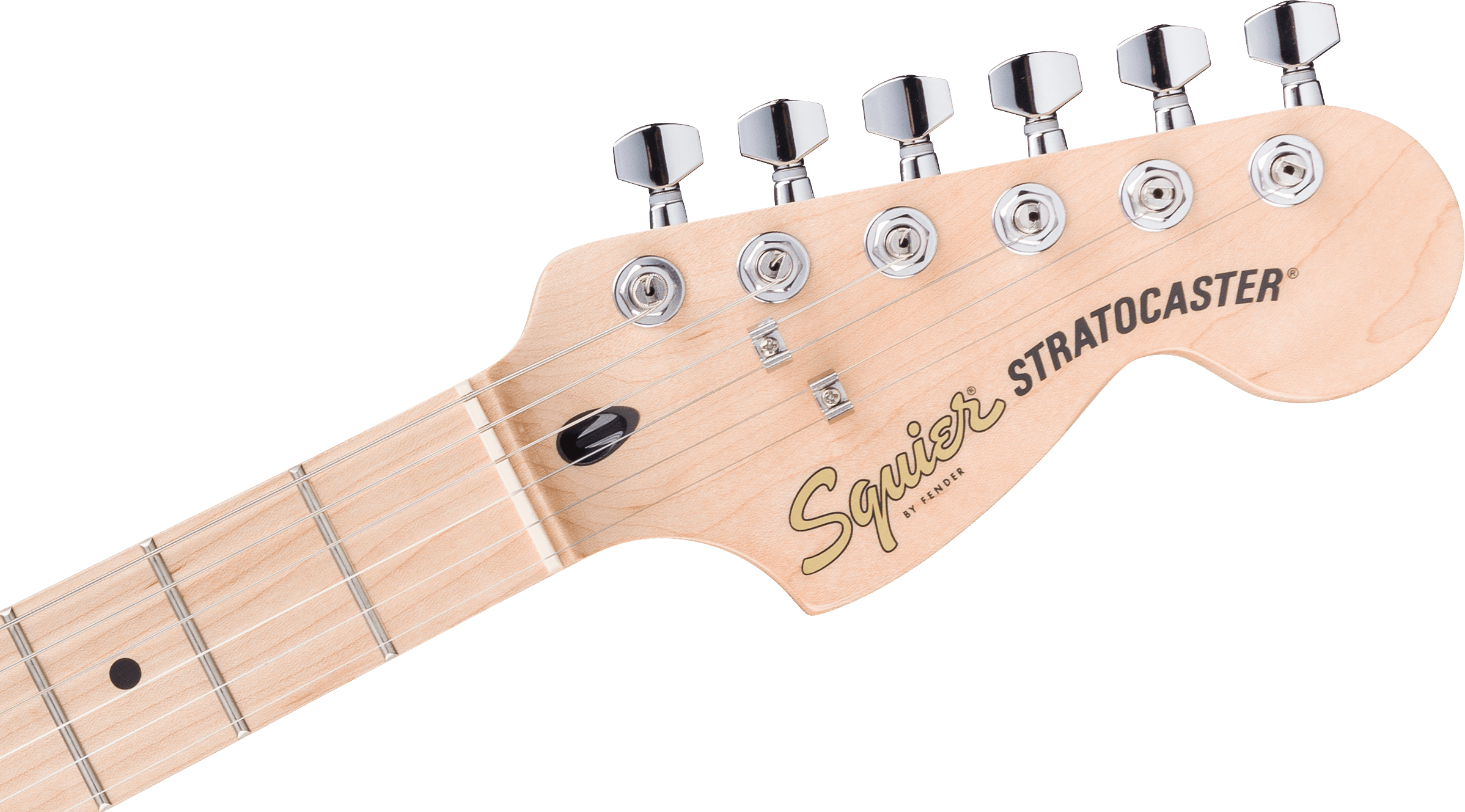 Squier Affinity Strat Junior Ltd Hss Trem Mn - Pearl White - Guitarra eléctrica con forma de str. - Variation 2