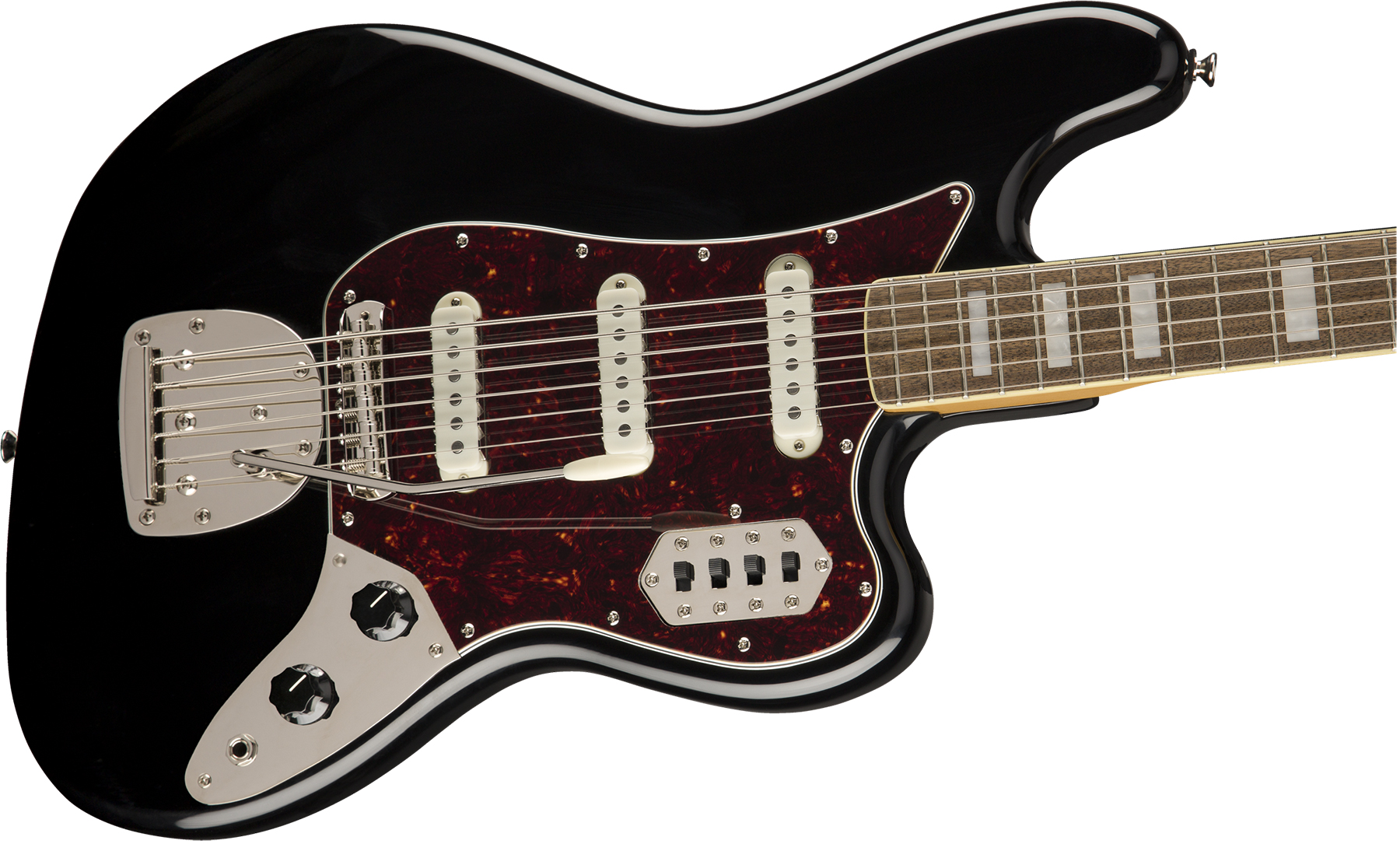 Squier Bass Vi Classic Vibe 2019 Sss Trem Lau - Black - Guitarra eléctrica con forma de str. - Variation 2