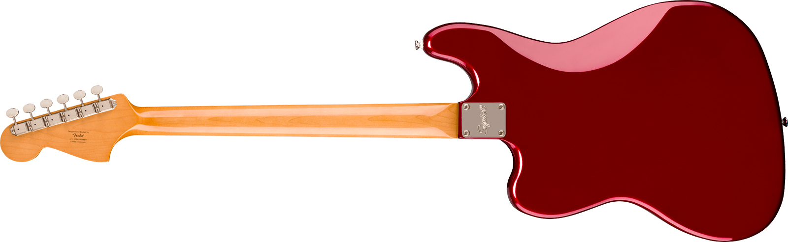 Squier Bass Vi Classic Vibe Ltd 3s Trem Lau - Candy Apple Red W/ Matching Headstock - Bajo eléctrico de cuerpo sólido - Variation 1
