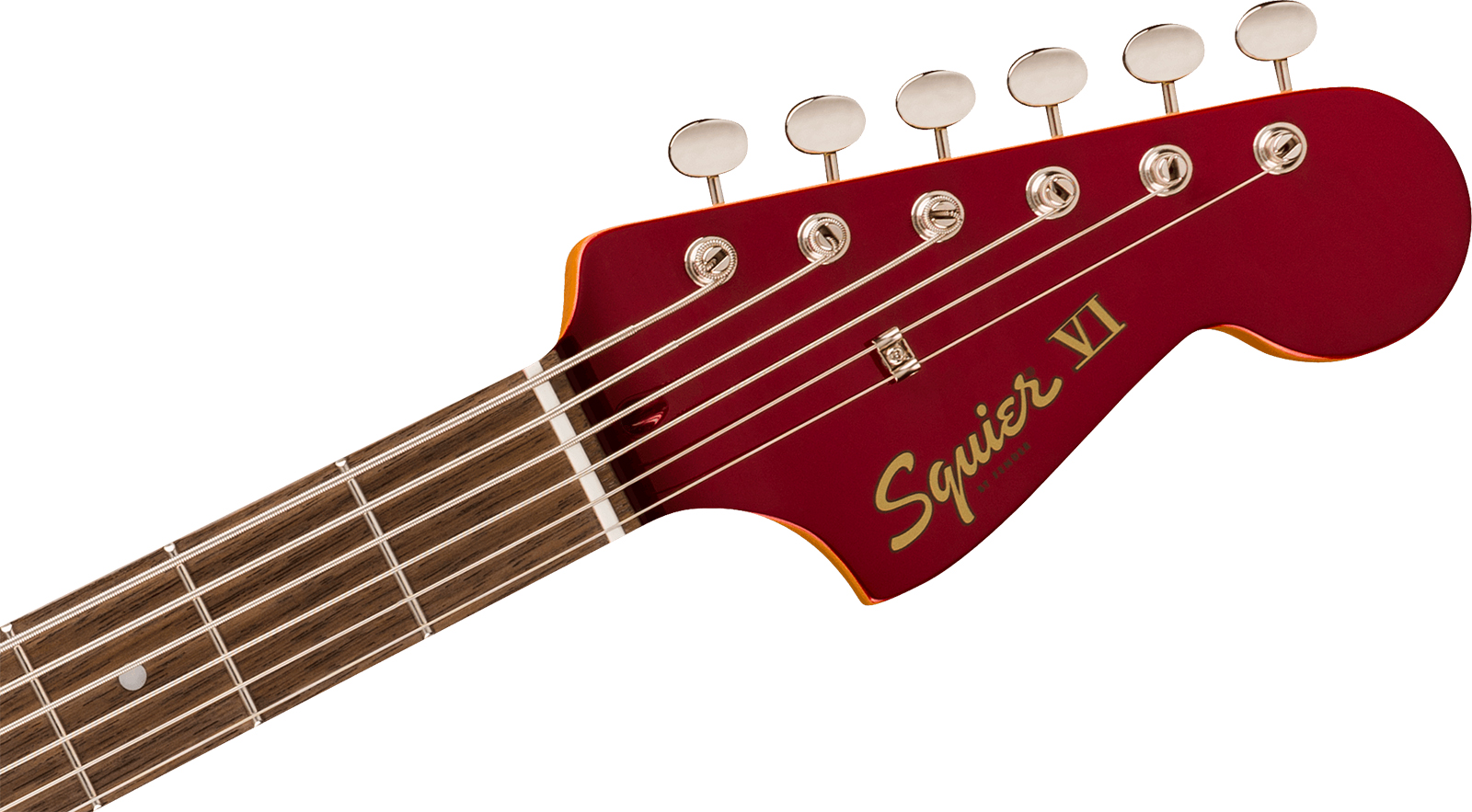 Squier Bass Vi Classic Vibe Ltd 3s Trem Lau - Candy Apple Red W/ Matching Headstock - Bajo eléctrico de cuerpo sólido - Variation 2