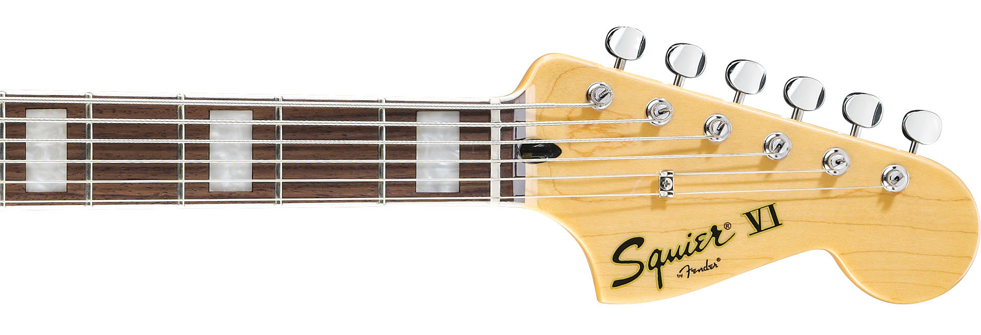 Squier Bass Vi Vintage Modified Rw Black - Bajo eléctrico de cuerpo sólido - Variation 3