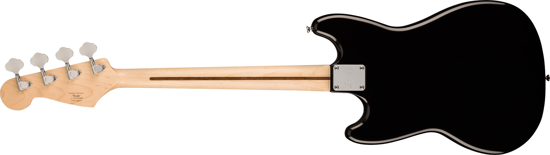 Squier Bronco Bass Sonic Lau - Black - Bajo eléctrico de cuerpo sólido - Variation 1