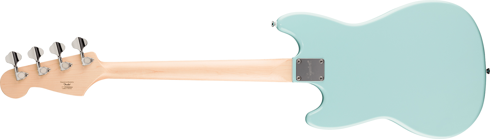 Squier Bronco Bass Sonic Lau - Daphne Blue - Bajo eléctrico de cuerpo sólido - Variation 1