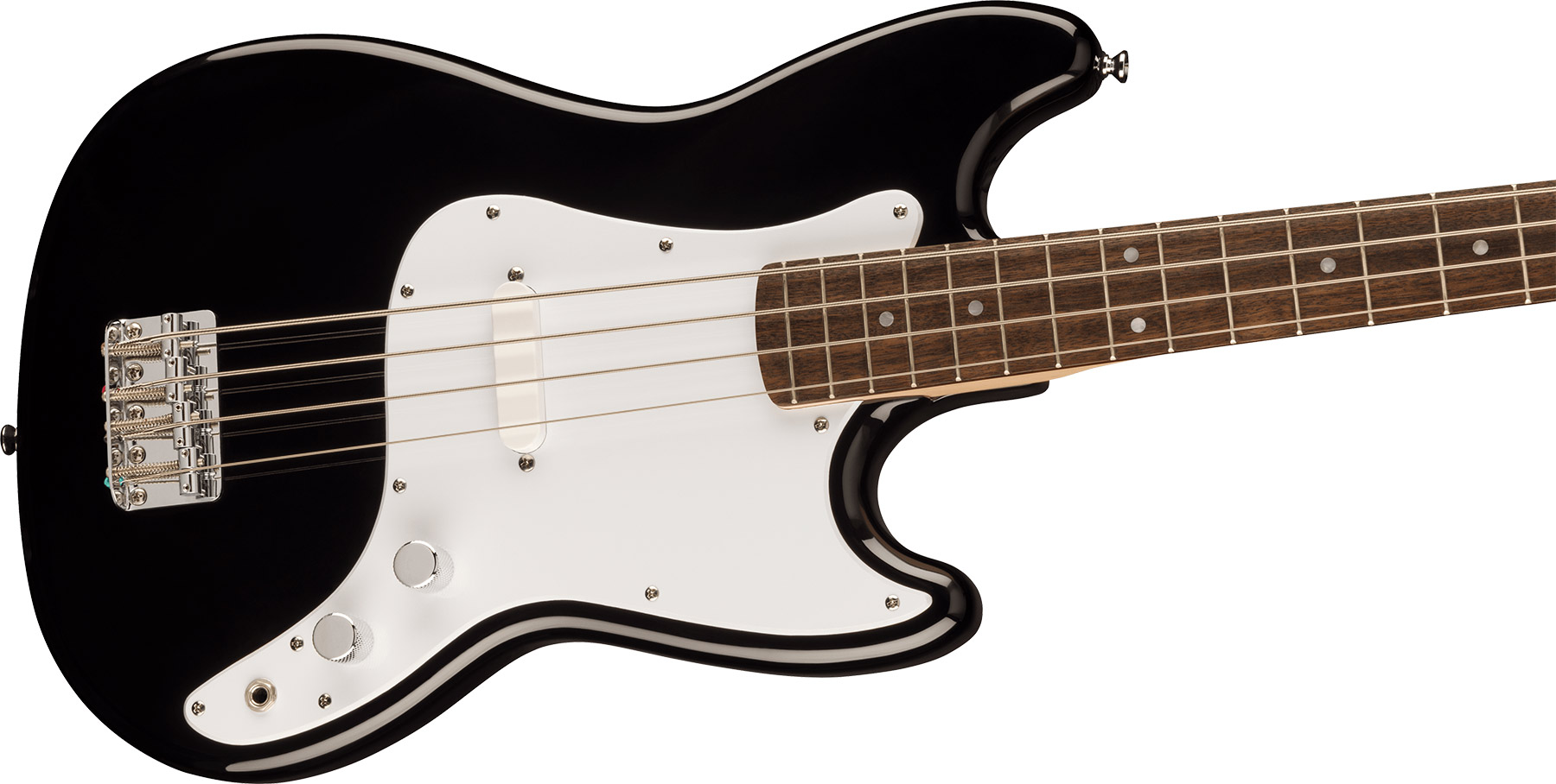 Squier Bronco Bass Sonic Lau - Black - Bajo eléctrico de cuerpo sólido - Variation 2