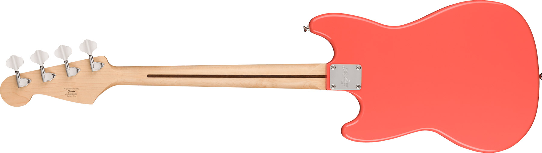 Squier Bronco Bass Sonic Mn - Tahitian Coral - Bajo eléctrico de cuerpo sólido - Variation 1