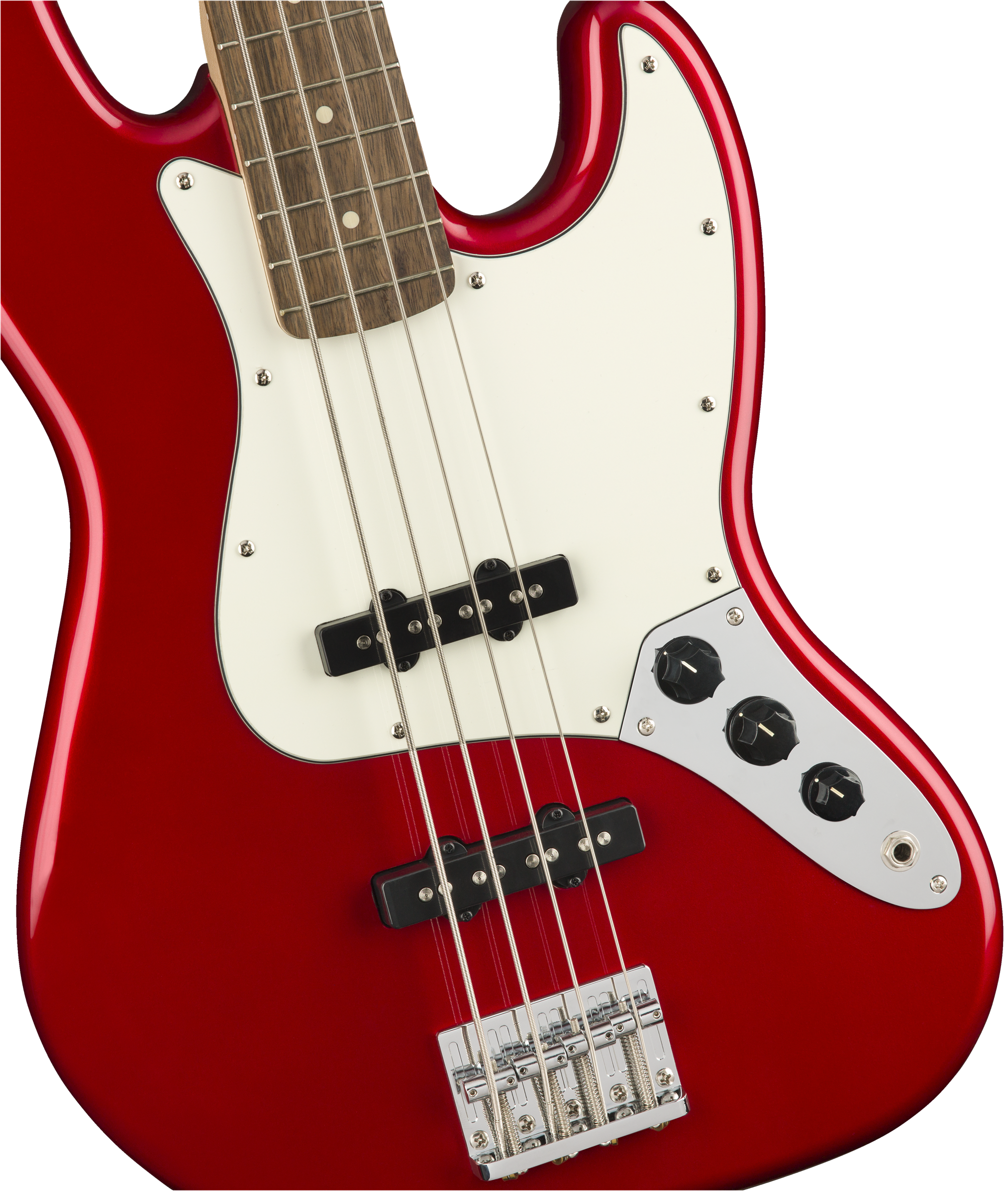 Squier Contemporary Jazz Bass Lau - Metallic Red - Bajo eléctrico de cuerpo sólido - Variation 2