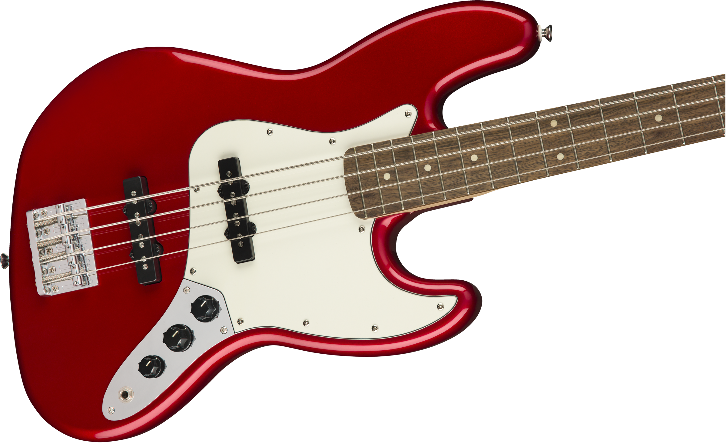 Squier Contemporary Jazz Bass Lau - Metallic Red - Bajo eléctrico de cuerpo sólido - Variation 3