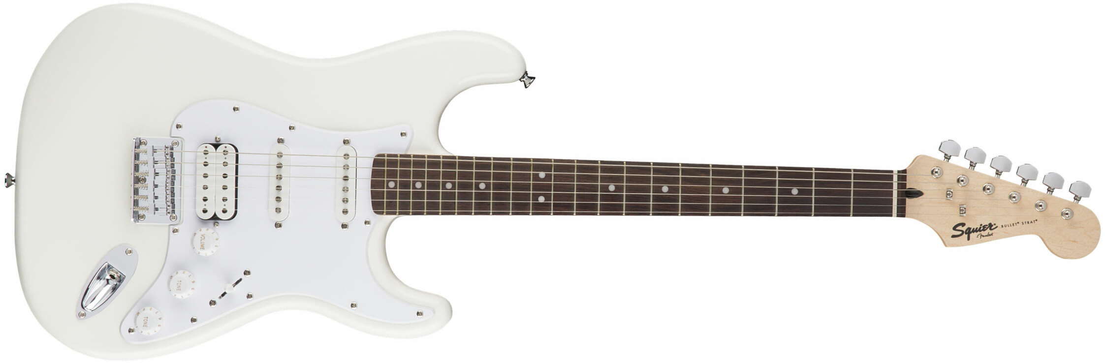 Squier Bullet Stratocaster Ht Hss (lau) - Arctic White - Guitarra eléctrica con forma de str. - Main picture