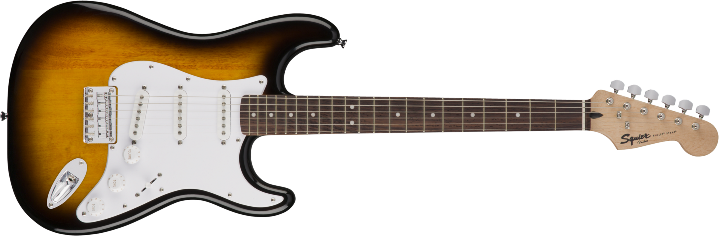 Squier Bullet Stratocaster Ht Sss Lau - Brown Sunburst - Guitarra eléctrica con forma de str. - Main picture