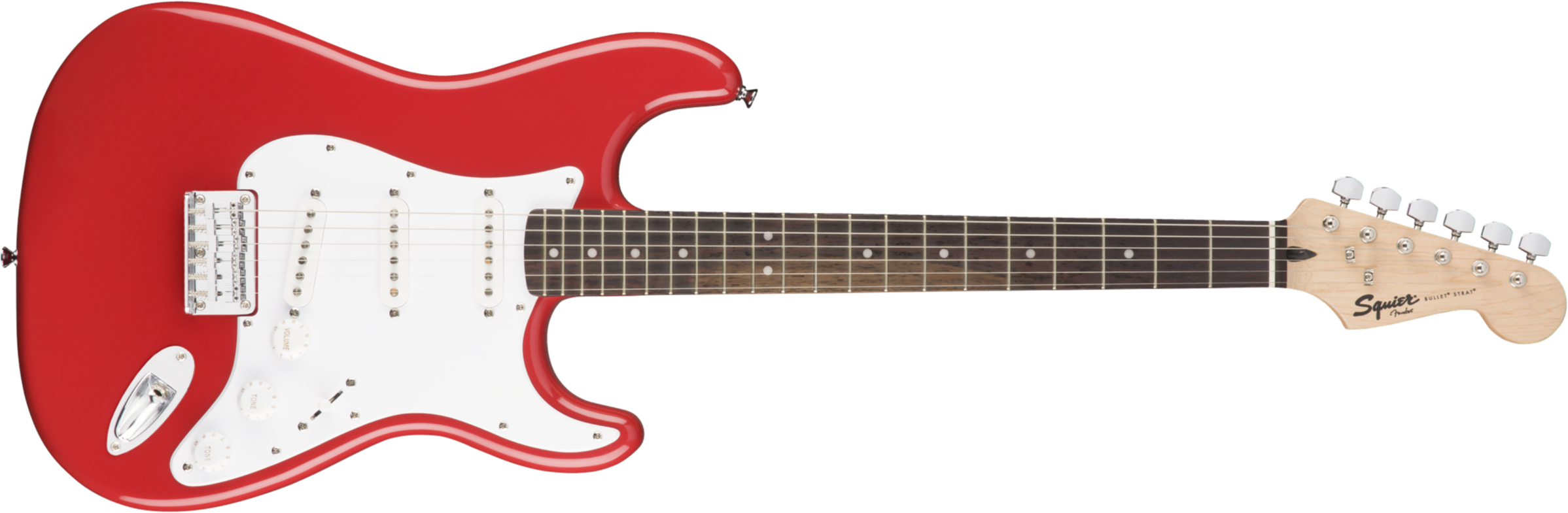 Squier Bullet Stratocaster Ht Sss (lau) - Fiesta Red - Guitarra eléctrica con forma de str. - Main picture