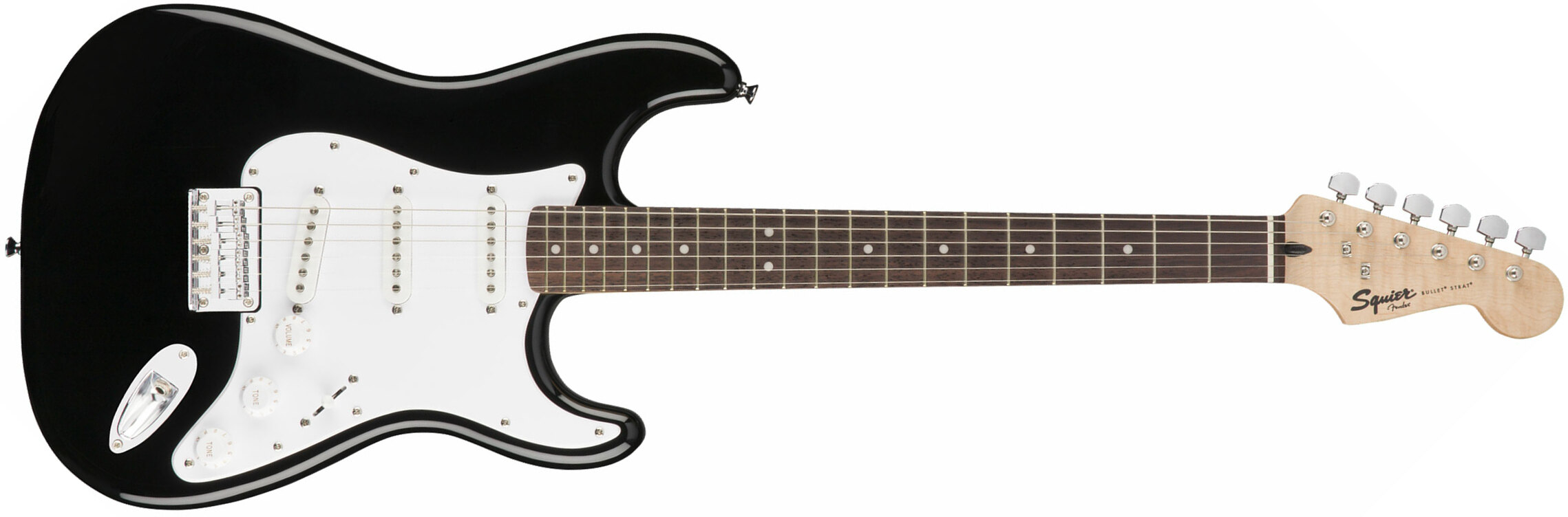 Squier Bullet Stratocaster Ht Sss Rw - Black - Guitarra eléctrica con forma de str. - Main picture