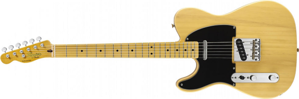 Squier Classic Vibe Telecaster '50s Lh Gaucher Mn - Butterscotch Blonde - Guitarra electrica para zurdos - Main picture