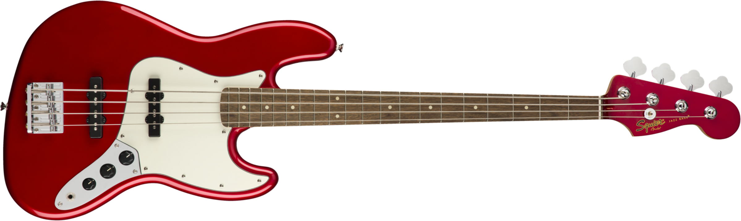 Squier Contemporary Jazz Bass Lau - Metallic Red - Bajo eléctrico de cuerpo sólido - Main picture