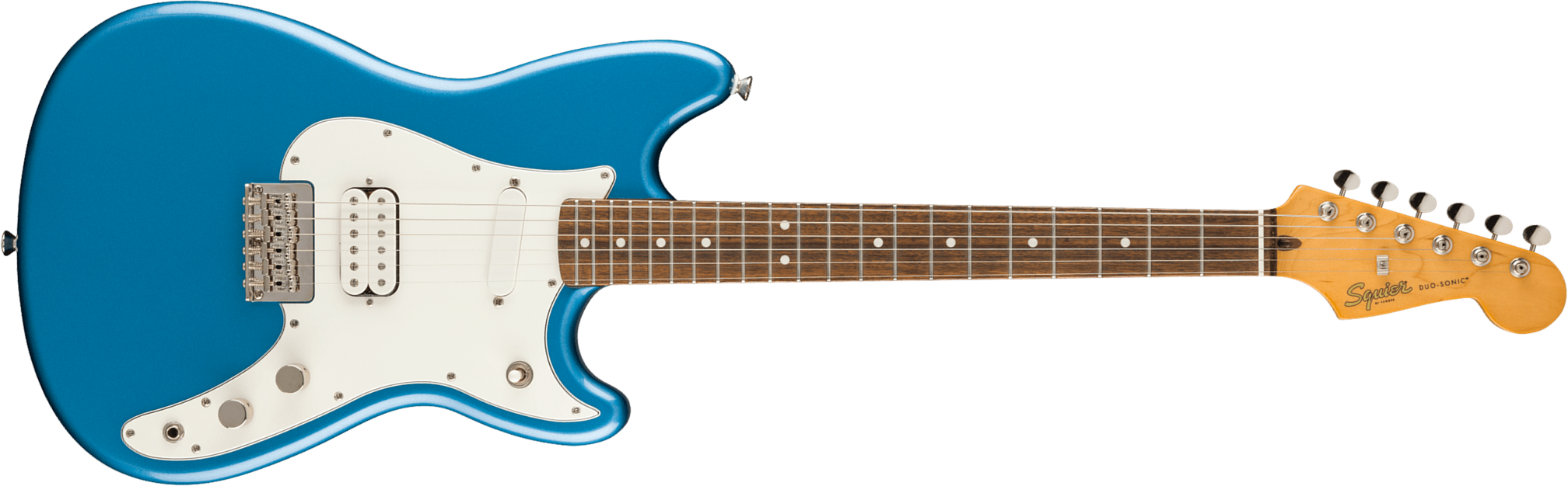 Squier Duo-sonic Hs Classic Vibe Shsc Ht Lau - Lake Placid Blue - Guitarra electrica retro rock - Main picture