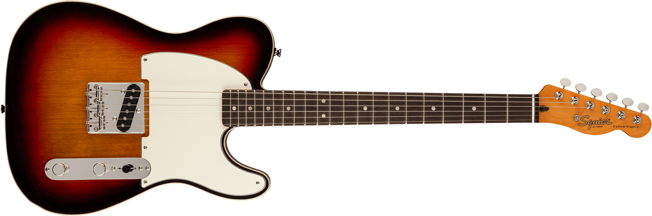 Squier Esquire Tele '60s Custom Classic Vibe Fsr Ltd Lau - 3 Color Sunburst - Guitarra eléctrica con forma de tel - Main picture