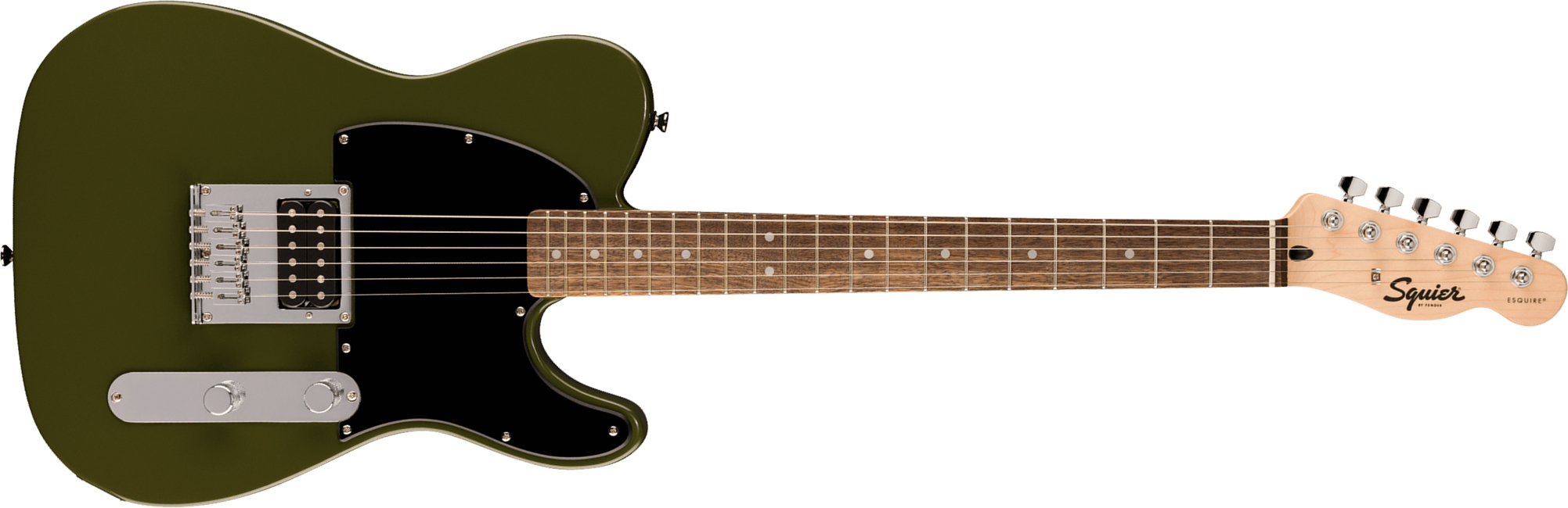 Squier Esquire / Tele H Sonic 1h Ht Mn - Olive - Guitarra eléctrica con forma de str. - Main picture