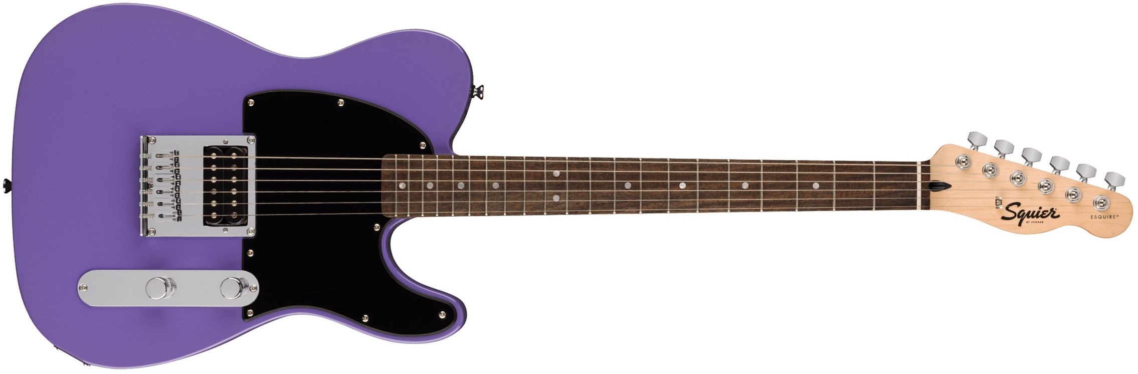 Squier Esquire/tele Sonic H Ht Lau - Ultraviolet - Guitarra eléctrica con forma de tel - Main picture