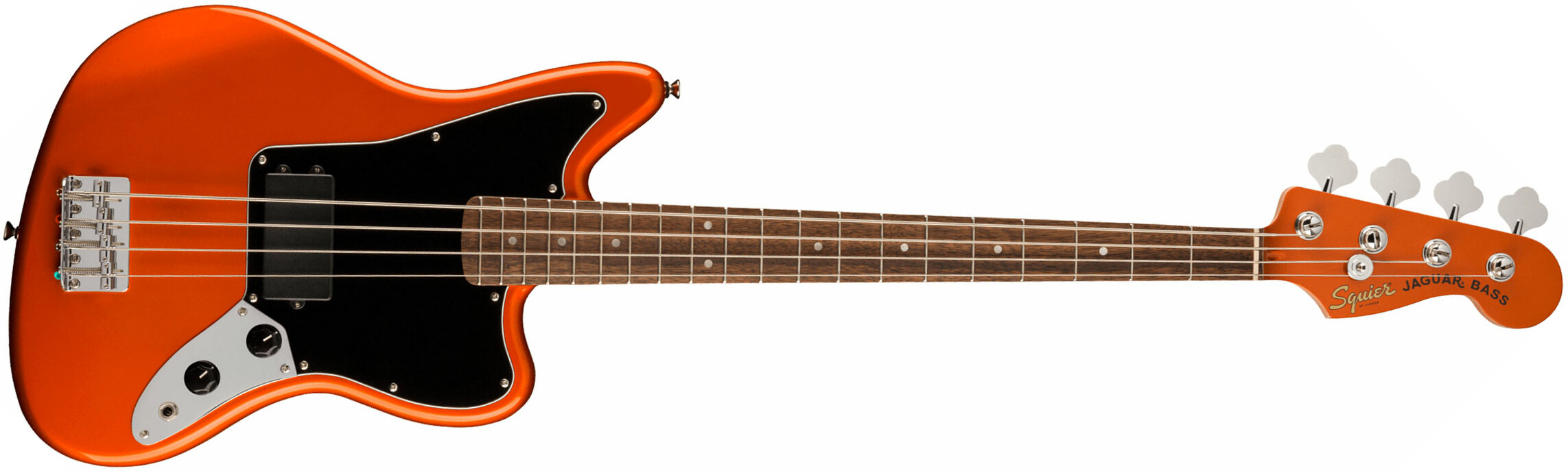 Squier Jaguar Bass H Affinity Fsr Lau - Metallic Orange - Bajo eléctrico de cuerpo sólido - Main picture