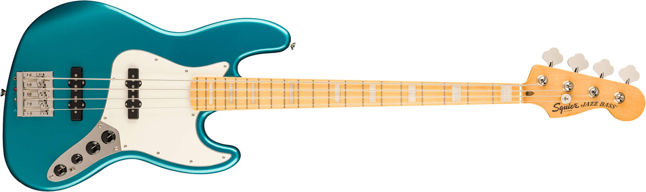 Squier Jazz Bass 70s Active Classic Vibe Mn - Ocean Turquoise - Bajo eléctrico de cuerpo sólido - Main picture