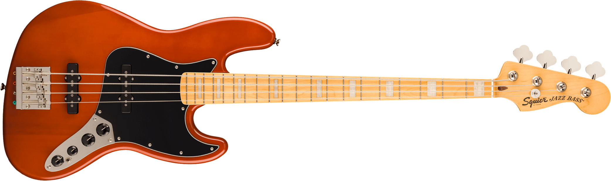Squier Jazz Bass 70s Active Classic Vibe Mn - Mocha - Bajo eléctrico de cuerpo sólido - Main picture