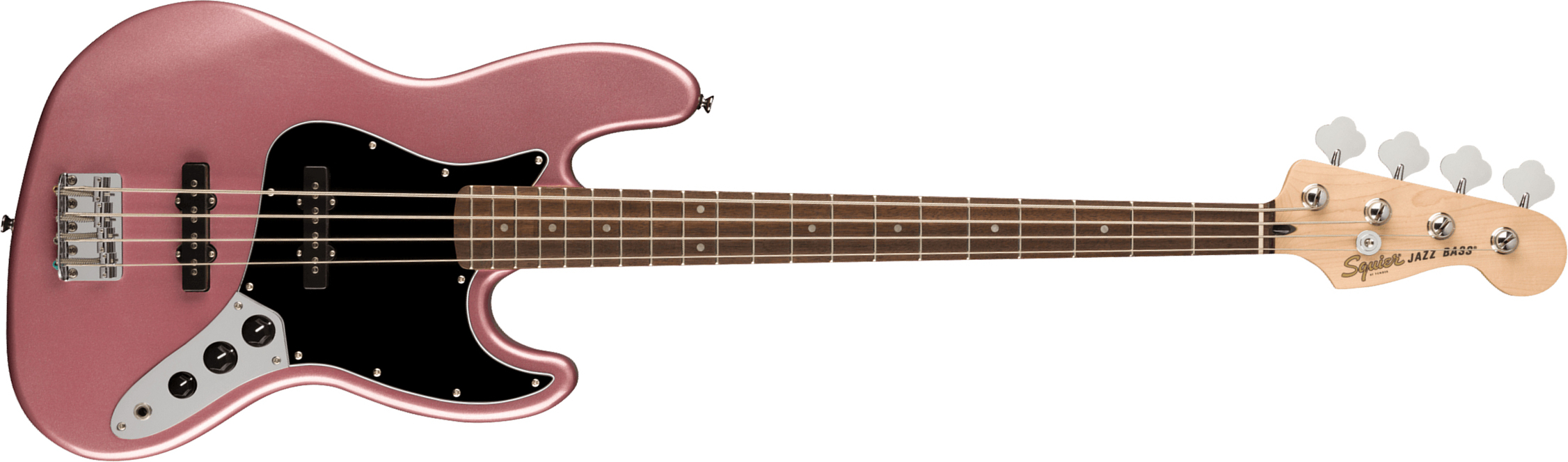 Squier Jazz Bass Affinity 2021 Lau - Burgundy Mist - Bajo eléctrico de cuerpo sólido - Main picture