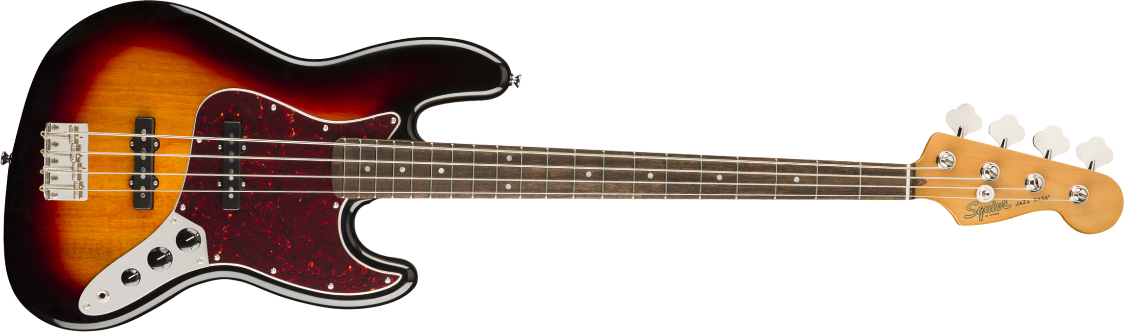 Squier Jazz Bass Classic Vibe 60s 2019 Lau - 3-color Sunburst - Bajo eléctrico de cuerpo sólido - Main picture