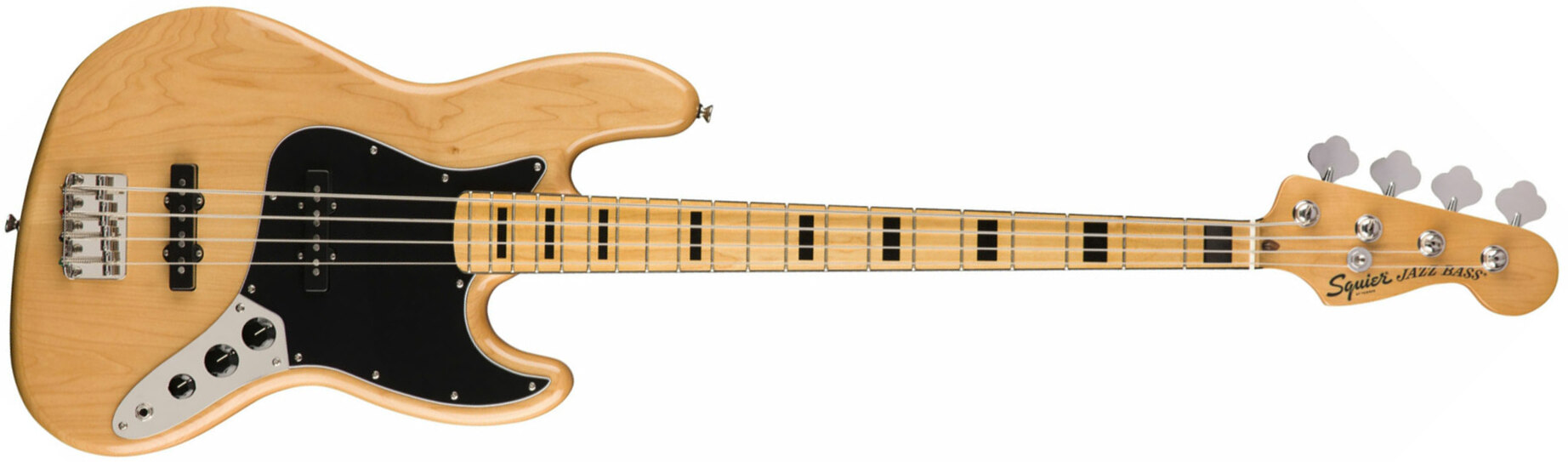 Squier Jazz Bass Classic Vibe 70s 2019 Mn - Natural - Bajo eléctrico de cuerpo sólido - Main picture