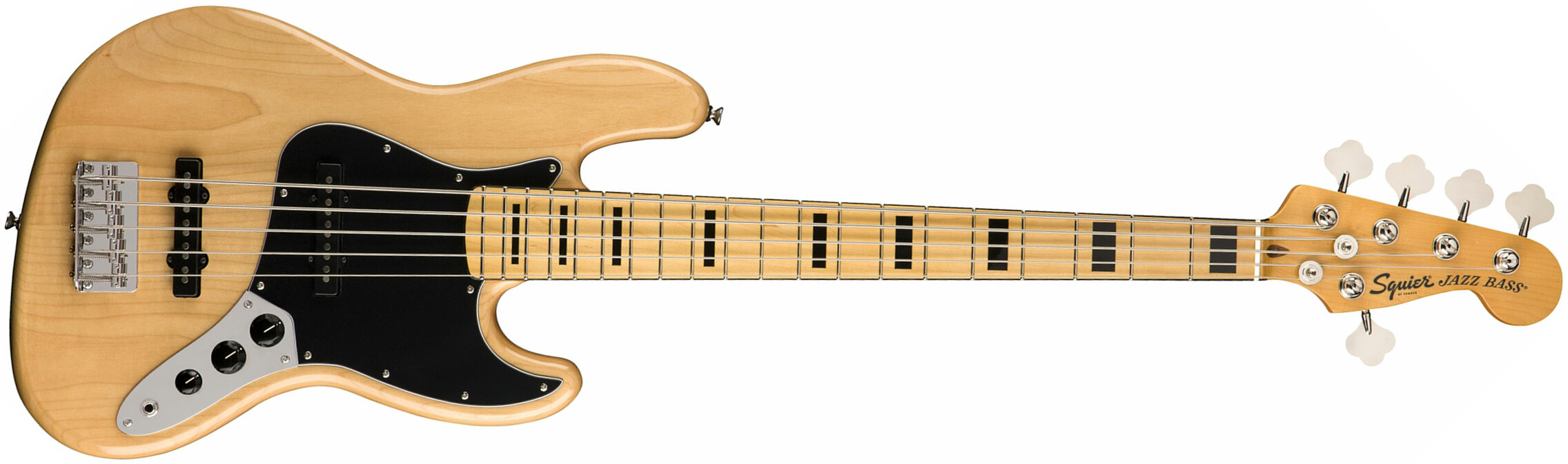 Squier Jazz Bass Classic Vibe 70s 2019 Mn - Natural - Bajo eléctrico de cuerpo sólido - Main picture