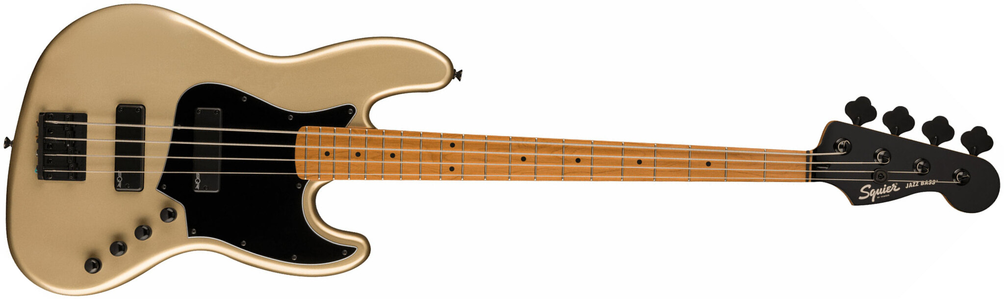 Squier Jazz Bass Contemporary Active Hh Mn - Shoreline Gold - Bajo eléctrico de cuerpo sólido - Main picture