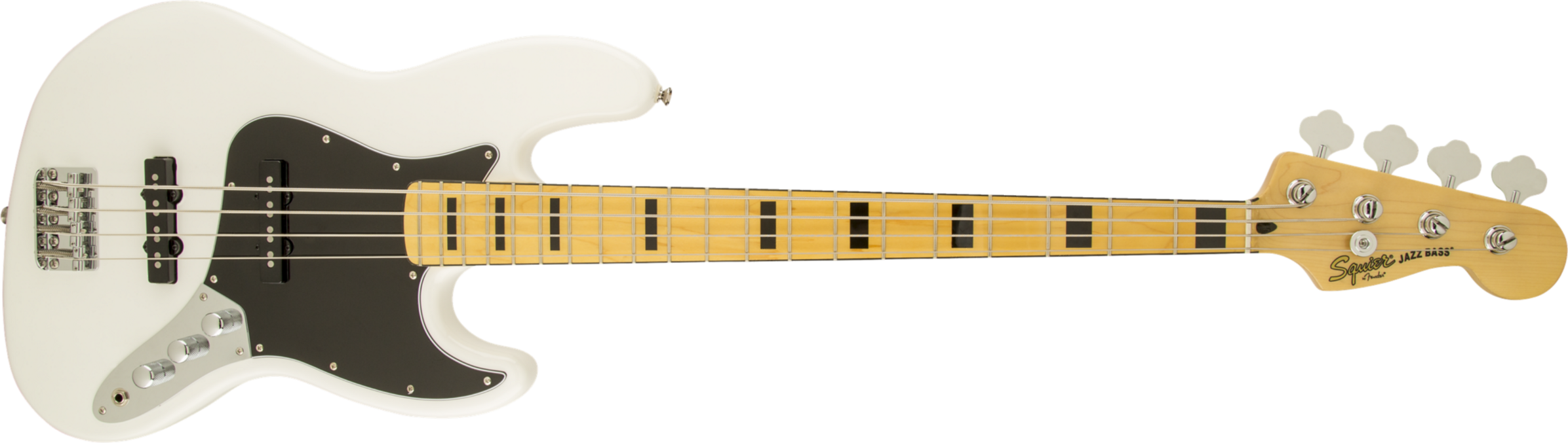 Squier Jazz Bass Vintage Modified 70 2013 Mn Olympic White - Bajo eléctrico de cuerpo sólido - Main picture