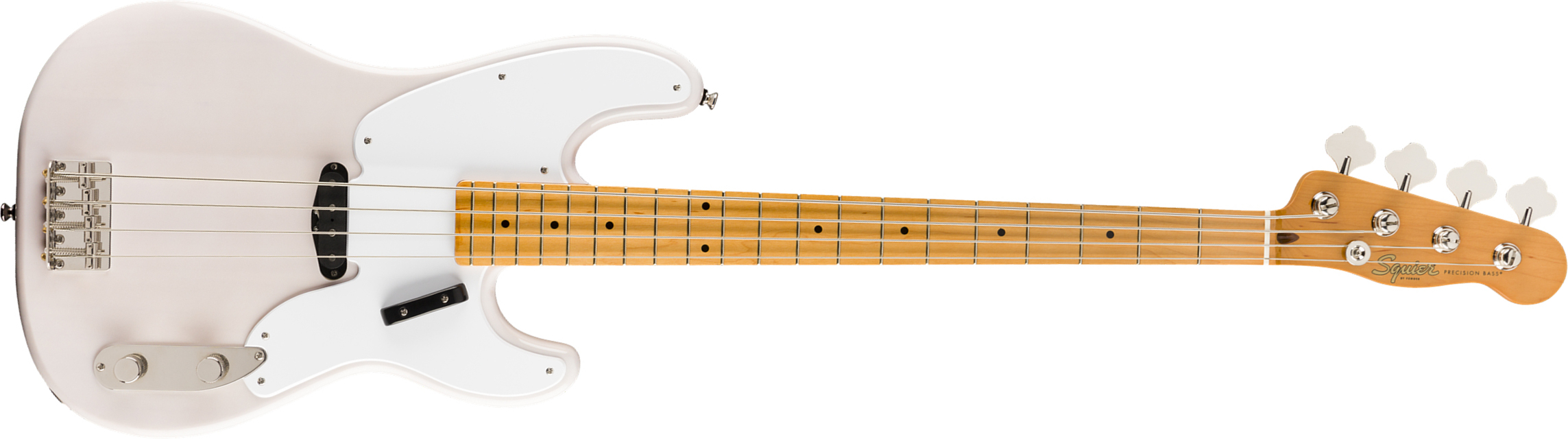 Squier Precision Bass '50s Classic Vibe 2019 Mn - White Blonde - Bajo eléctrico de cuerpo sólido - Main picture