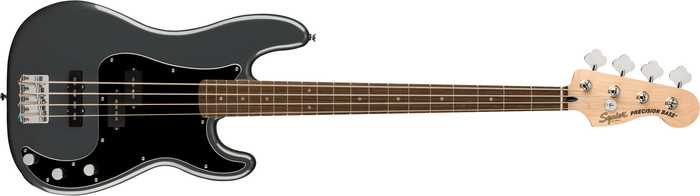 Squier Precision Bass Affinity Pj 2021 Lau - Charcoal Frost Metallic - Bajo eléctrico de cuerpo sólido - Main picture