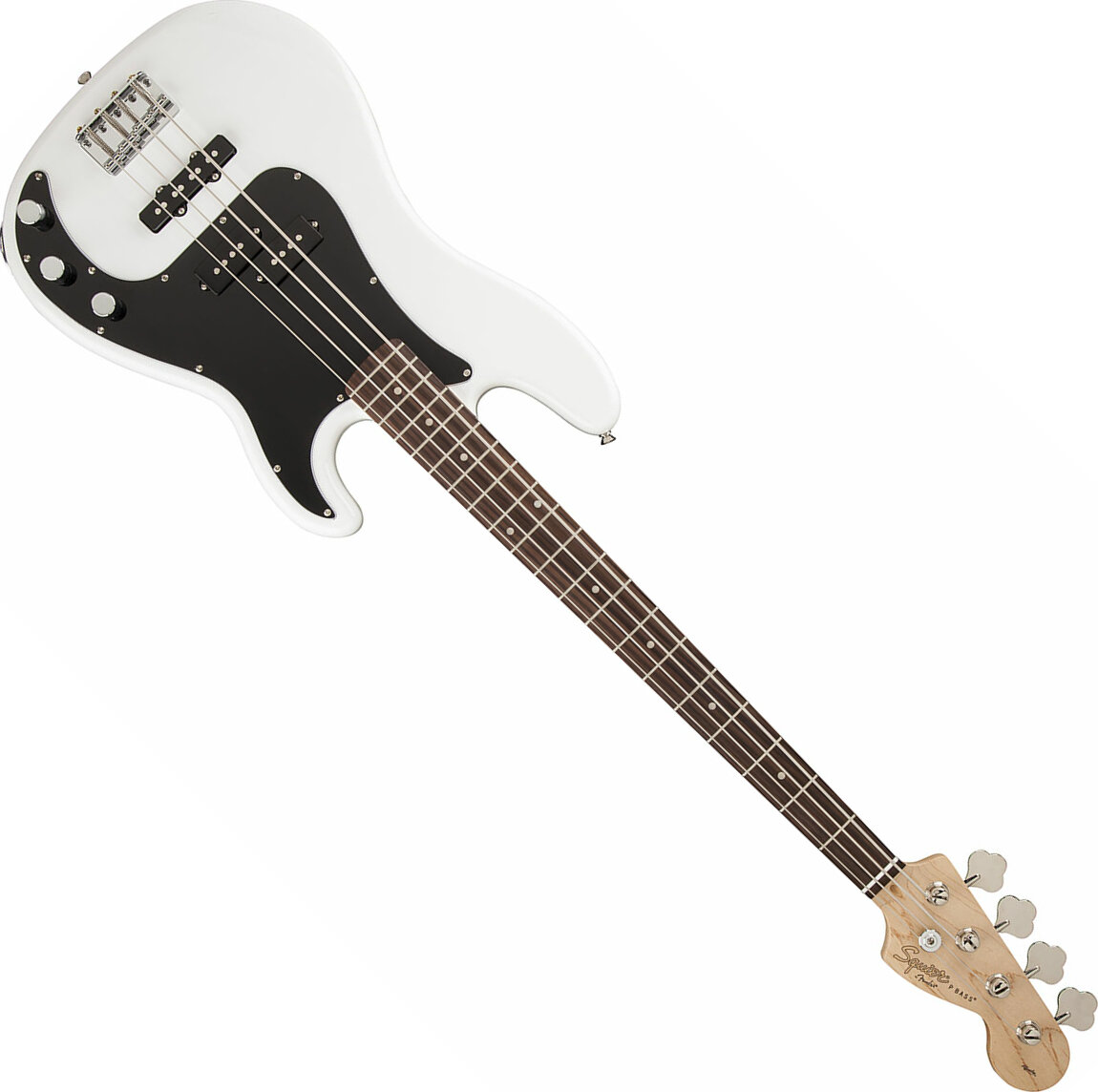Squier Precision Bass Affinity Series Pj (rw) - Olympic White - Bajo eléctrico de cuerpo sólido - Main picture