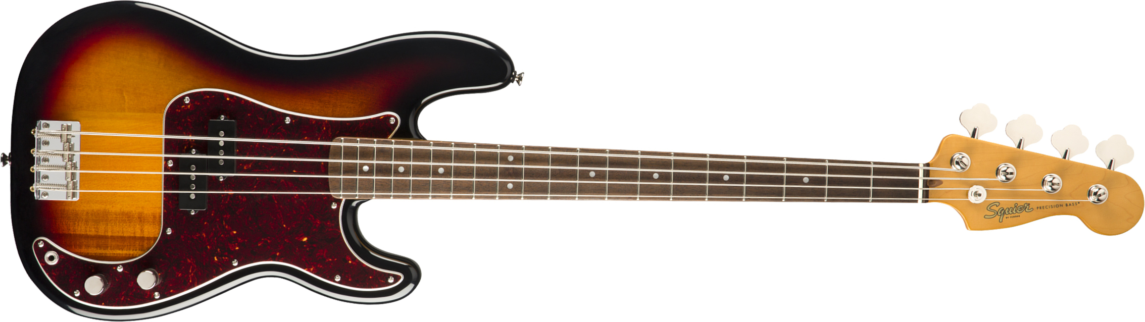 Squier Precision Bass Classic Vibe 60s 2019 Lau - 3-color Sunburst - Bajo eléctrico de cuerpo sólido - Main picture