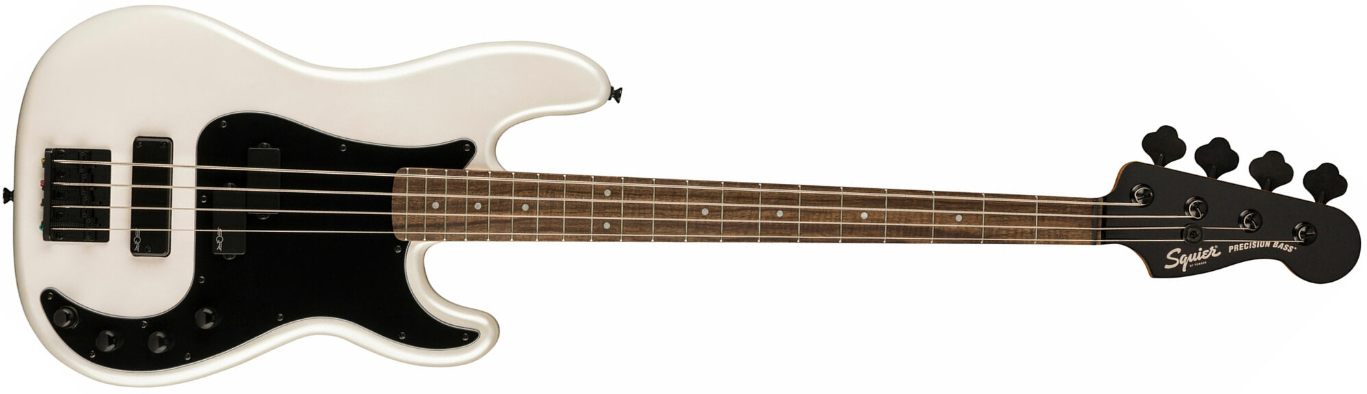 Squier Precision Bass Ph Contemporary Active Lau - Pearl White - Bajo eléctrico de cuerpo sólido - Main picture