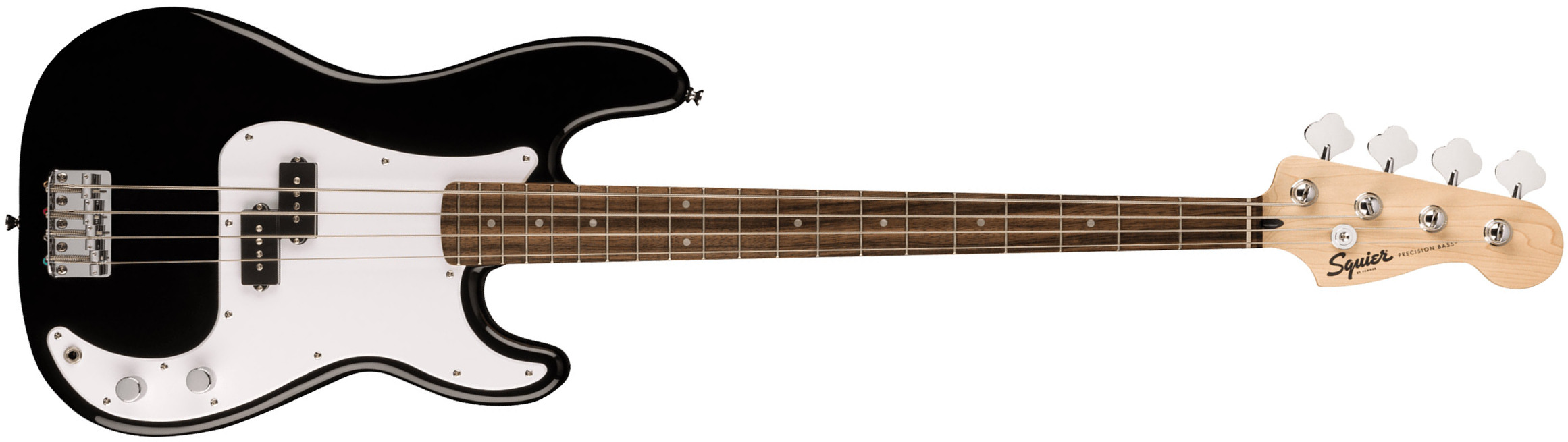 Squier Precision Bass Sonic Lau - Black - Bajo eléctrico de cuerpo sólido - Main picture