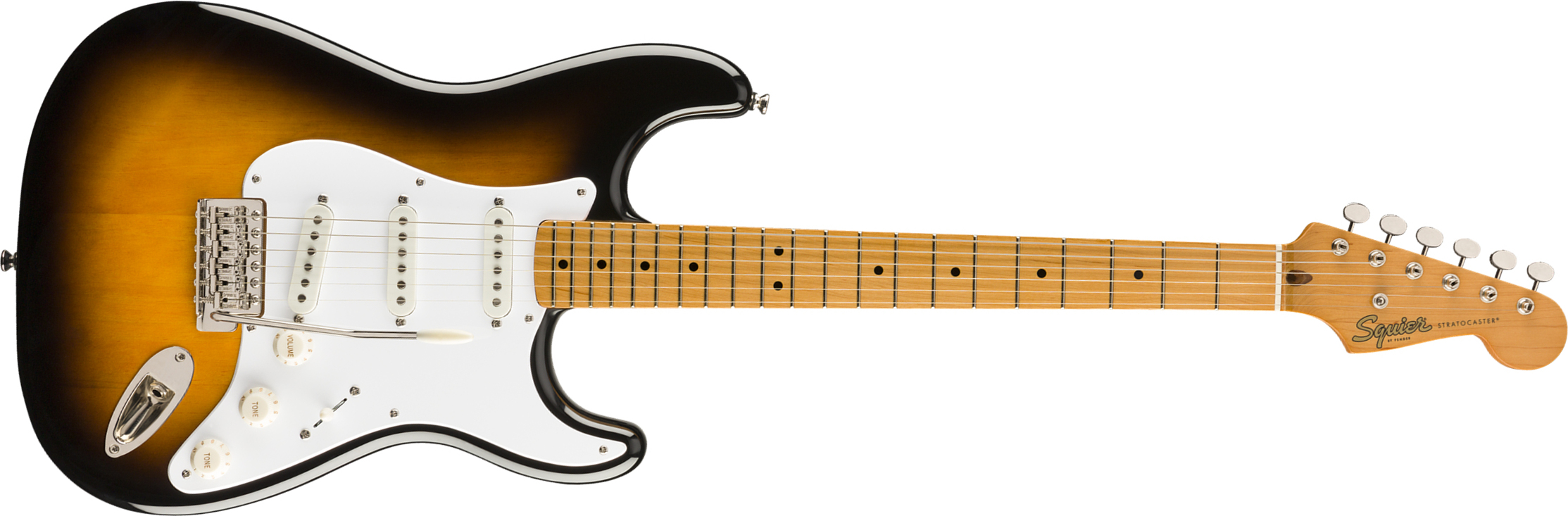 Squier Strat '50s Classic Vibe 2019 Mn 2019 - 2-color Sunburst - Guitarra eléctrica con forma de str. - Main picture