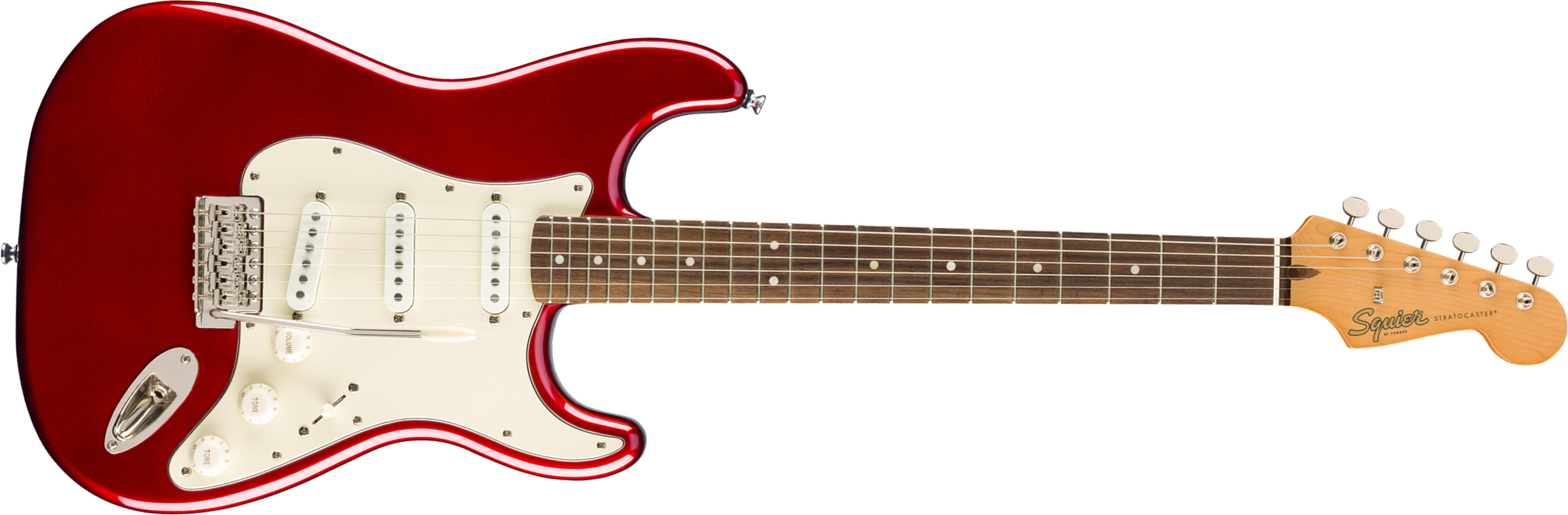 Squier Strat '60s Classic Vibe 2019 Lau 2019 - Candy Apple Red - Guitarra eléctrica con forma de str. - Main picture