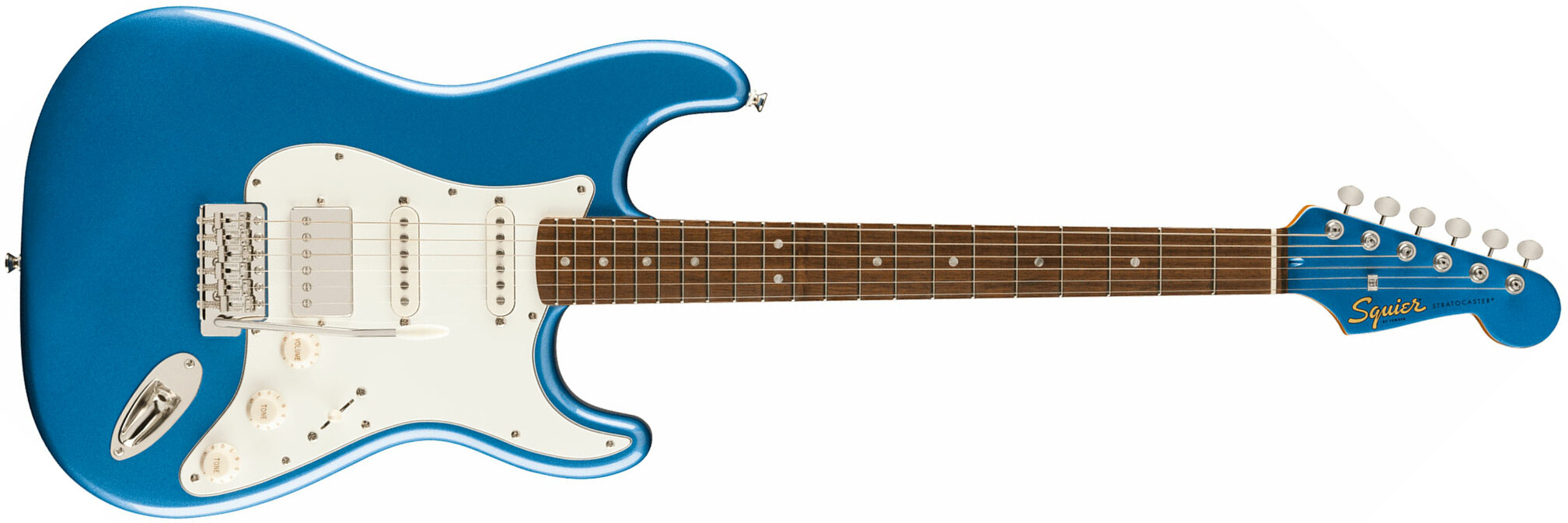 Squier Strat 60s Classic Vibe Ltd Hss Trem Lau - Lake Placid Blue - Guitarra electrica retro rock - Main picture