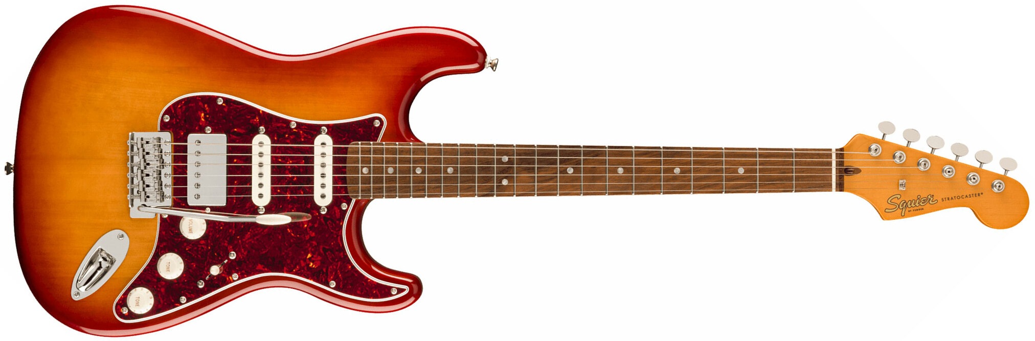 Squier Strat 60s Classic Vibe Ltd Hss Trem Lau - Sienna Sunburst - Guitarra eléctrica con forma de str. - Main picture