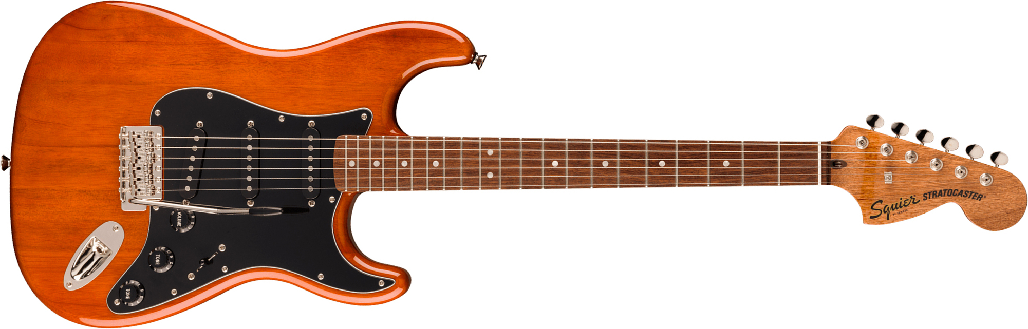 Squier Strat 70s Classic Vibe Fsr Ltd 3s Trem Lau - Mocha - Guitarra eléctrica con forma de str. - Main picture